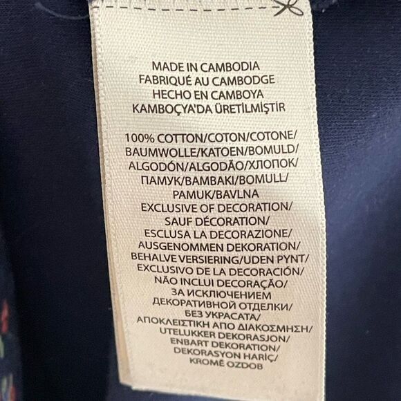 Ralph Lauren Men's Navy Floral Button Down Shirt - Picture 4 of 6